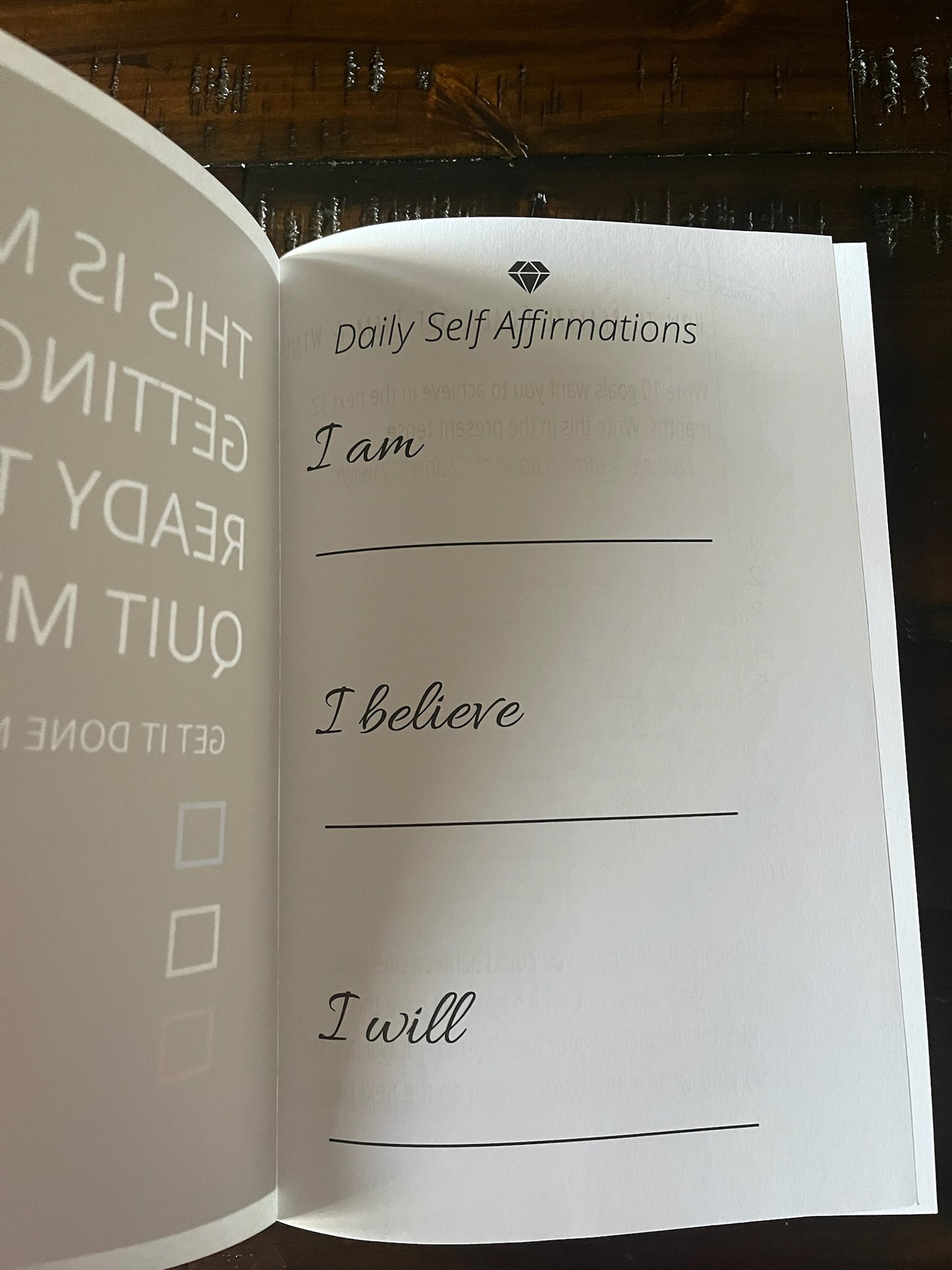 Accountability Notebook |Personal Goals | Weight Loss | Business|