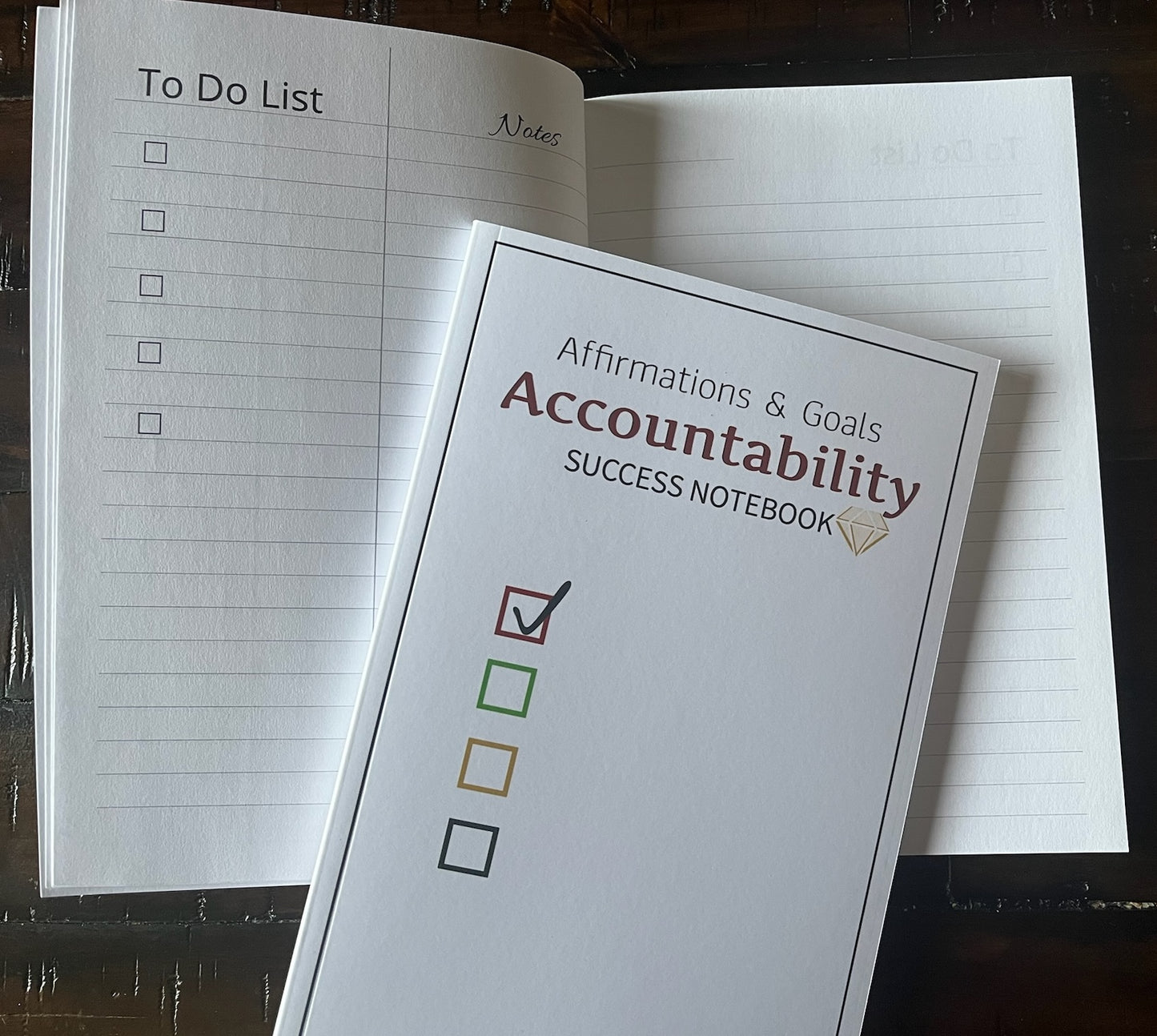 Accountability Notebook |Personal Goals | Weight Loss | Business|