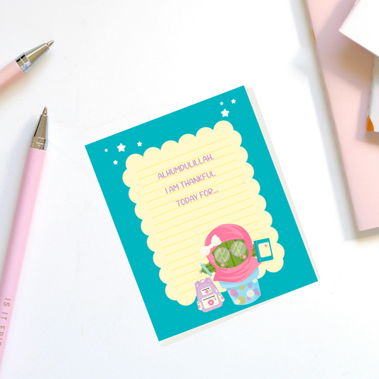 Alhamdulilah I'm Thankful Today For: Children's Gratitude Journal - Designer: Farhana Faruq