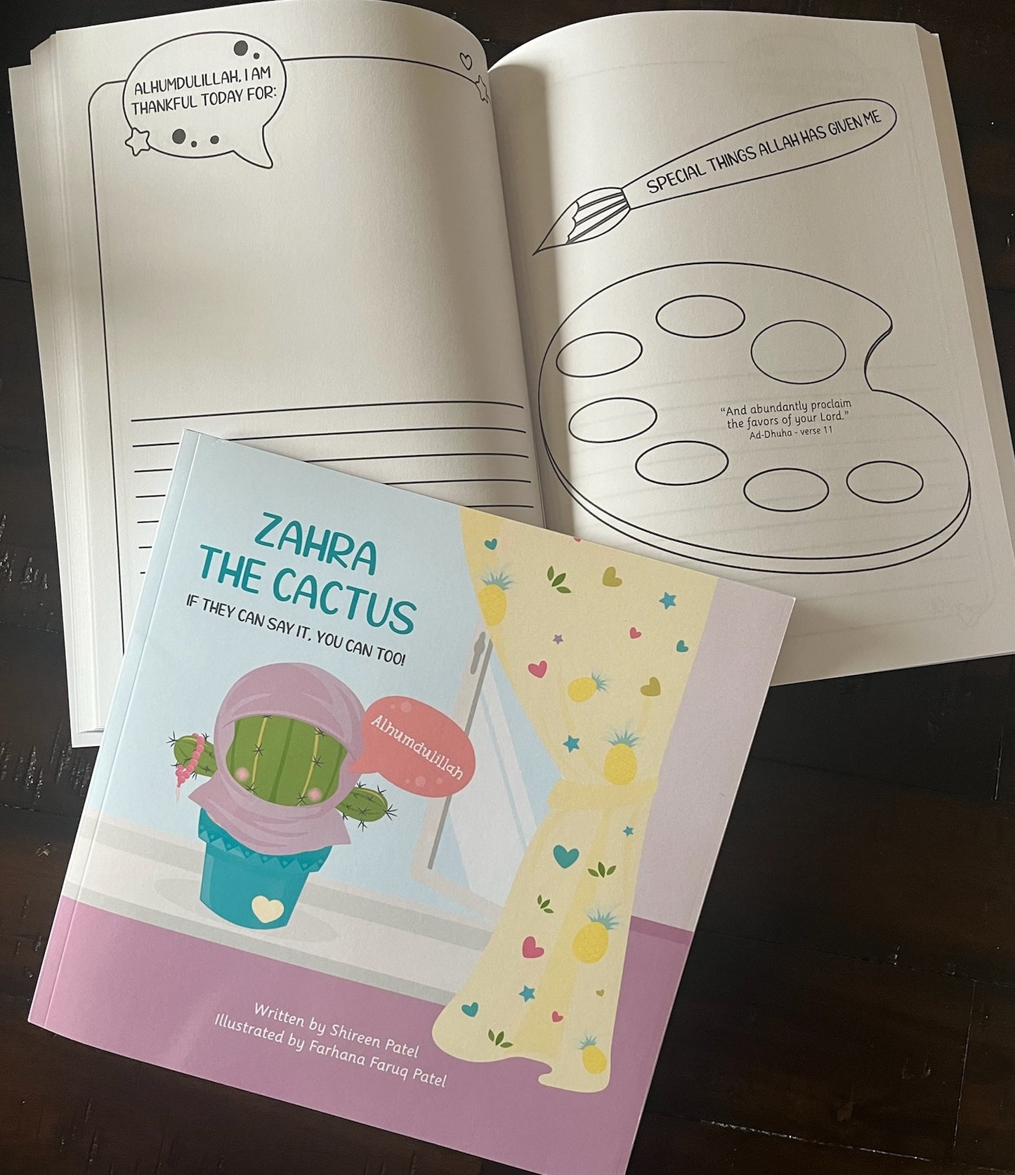 Alhamdulilah I'm Thankful Today For: Children's Gratitude Journal - Designer: Farhana Faruq