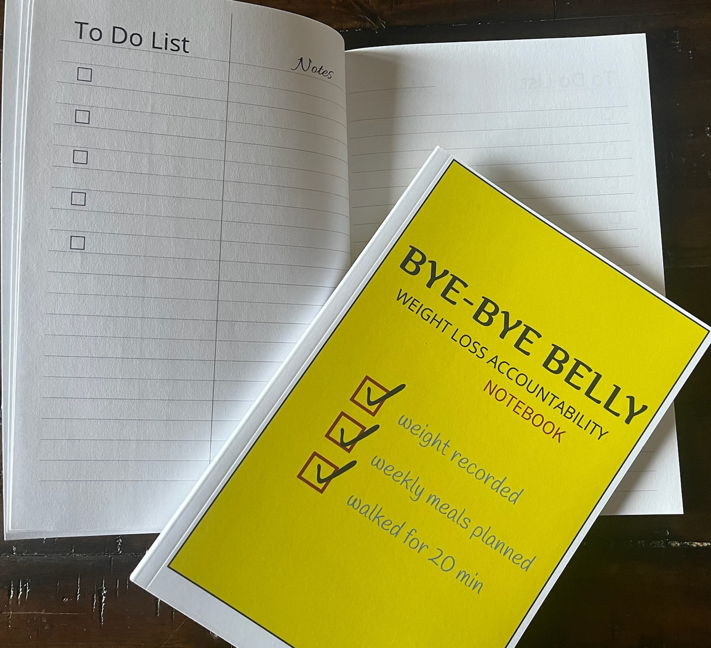 Accountability Notebook |Personal Goals | Weight Loss | Business|